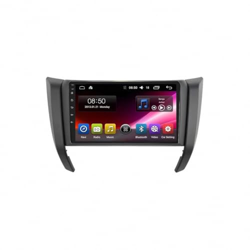 Estéreo de Automóvil para Nissan Navara D23 IV 4 2014 2021 HD Pantalla Táctil+Llamadas Manos Libres Bluetooth+WiFi, Navegador GPS/Mandos Volantes, 8 Nuclear 4G+64G