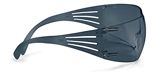 3M SecureFit 200 Verres de protection des yeux, cadre gris et lentille grise, anti-brouillard, 1 Paire - SF202AF