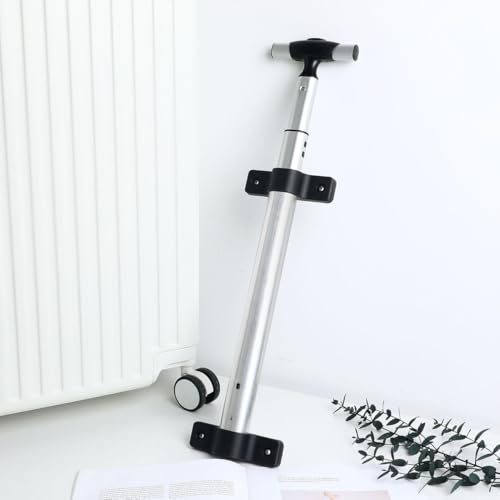 Image of Abaodam Suitcase Pull Drag Rod Suitcase Telescopic Handle Replacement Part Luggage Handle Telescoping Pull Rod Luggage Accessories Travel Aluminium Alloy