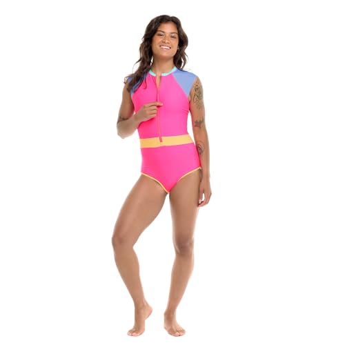 Body Glove Women's Stand Up Zip Front Paddle One Piece Swimsuit with UPF 50+2