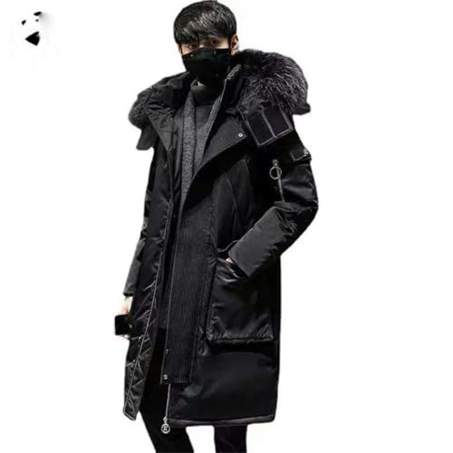 Chaqueta de invierno gruesa para combatir el frío intenso con capucha unisex JXQXHCFS 6