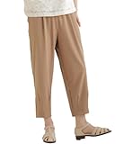 egneL(エグネル) バルーンパンツ 日本製 吸汗 速乾 防しわ UVカット 軽量 コンパクト トラベル ストレッチ パンツ 婦人 レディース(011-beige-M-56)