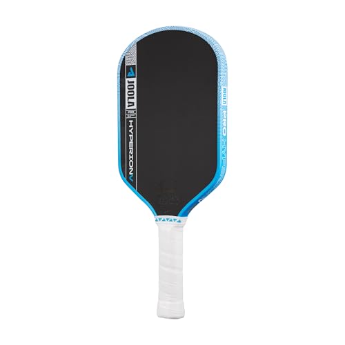 Image of JOOLA Pro V Pickleball Paddle - 14mm /16mm - Raw Carbon Fiber Textured Surface - Enhanced Frame & Propulsion Core, USAPA & UPA-A Certified, NFC Chip Enabled, Premium Control & Lightweight Performance