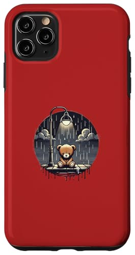 Lonely Teddy Bear Sad Melancholic �O���t�B�b�N - S32 �X�}�z�P�[�X iPhone 11 Pro Max �p