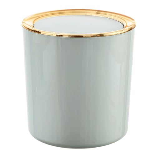 Mini cubo de basura de plastico para mesa de comedor familiar y despacho 4