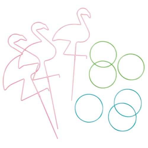 Metal Flamingo Ring Toss