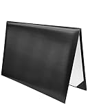 YIIOSS Diploma Cover 8.5x11 for Diploma Holder Graduation Certificate Cover Smooth Leather Black