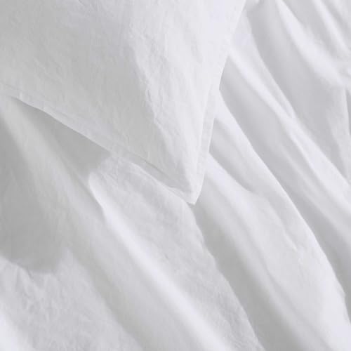 Calvin Klein - Queen Cotton Percale Duvet Cover Set with Shams - image 2