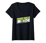 Photo Gallery donna disc golf mode on frisbee golf cestino disco giocatore discgolf maglietta con collo a v Photo Gallery donna disc golf mode on frisbee golf cestino disco giocatore discgolf maglietta con collo a v