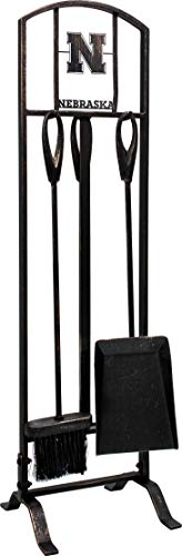 Imperial Officially Licensed NCAA Merchandise: University of Nebraska Fireplace Tool Set
