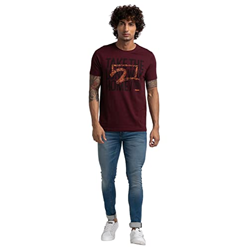 Image of Spykar Men's Mid Rise Mid Cotton Slim Fit Narrow Length Jeans (Skinny)