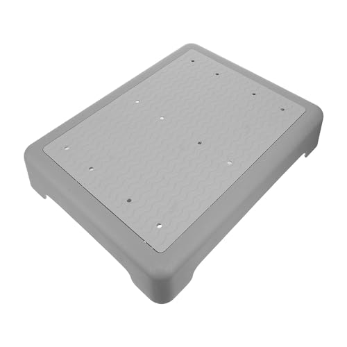 IMIKEYA Taburete para Personas Mayores: Plataforma Antideslizante portátil - Elevador de umbral Ancho - Ayuda de Movilidad para Interiores y Exteriores, Ideal para Puertas de Entrada, bañeras y