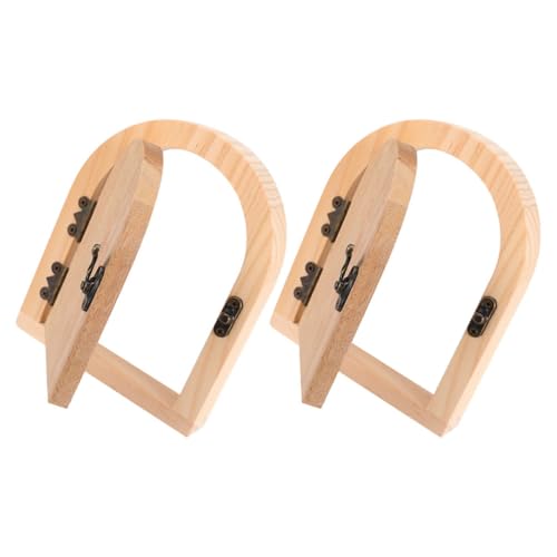 Cache-prises de sécurité en bois noble : lot de 2 protections murales artisanales