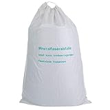 Abmessung: 140 x 220 cm KMF Säcke 220cm Sack Glaswolle Faserstaub Mineralwolle BIG BAG Isolierwolle Entsorgung Sack TRGS521 (10)