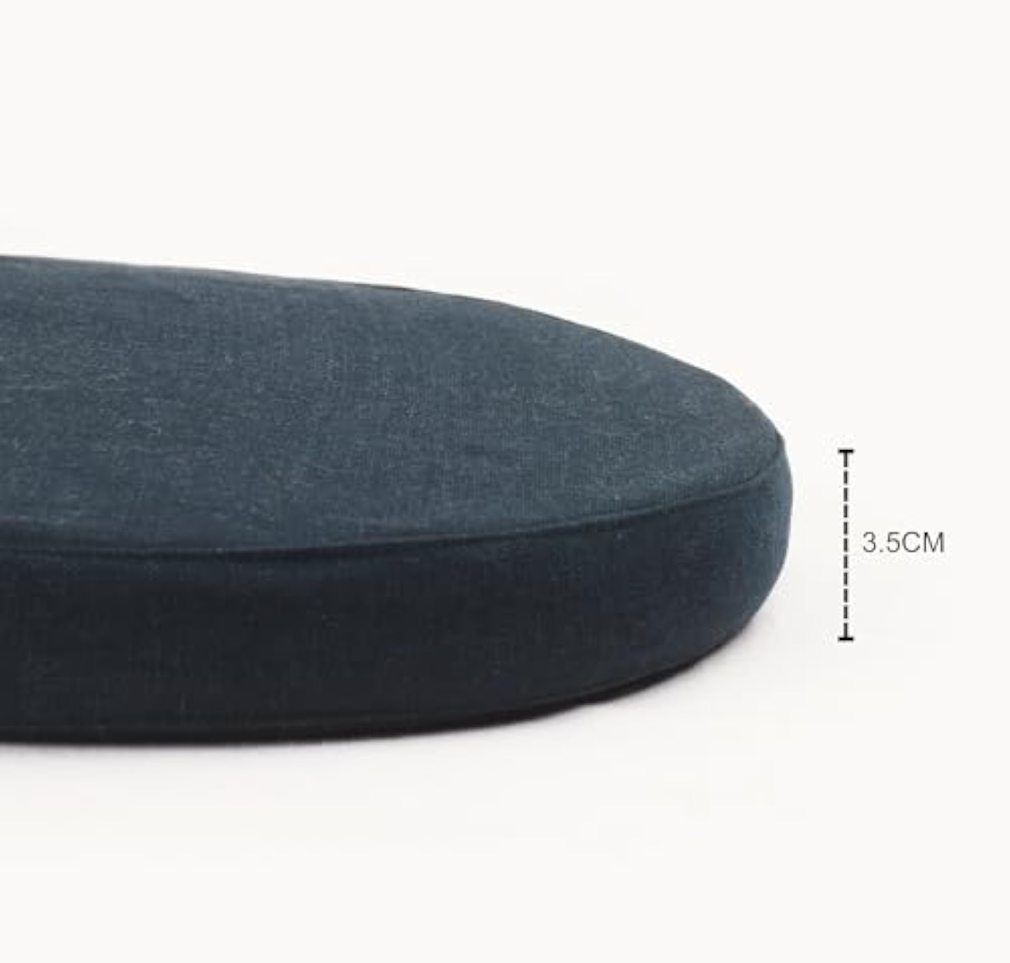 Cotton Chair Cushions, Pack of 2, Dark Blue