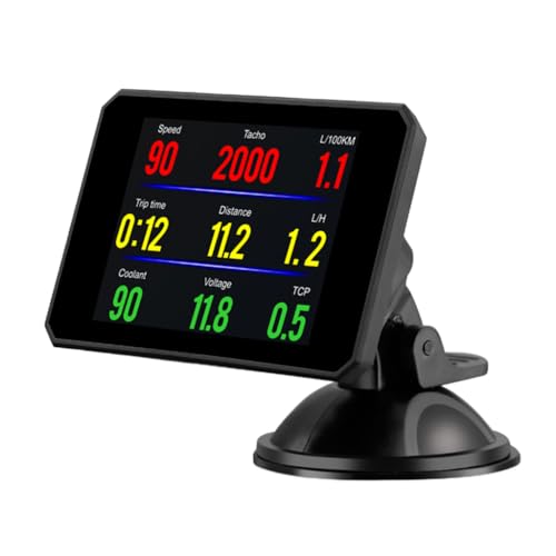 Velocímetro de computadora HUD para parabrisas de coche con test de aceleración 3