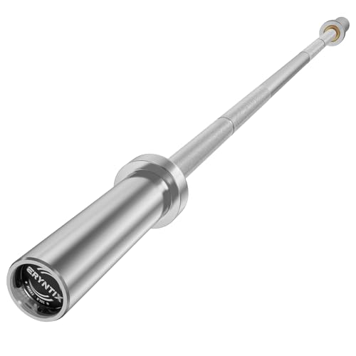 6 FT Olympic Barbell with 2" Plates, Diamond Knurling
