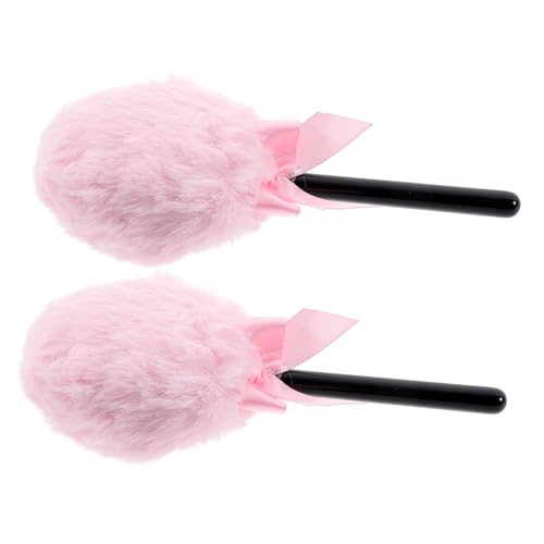 BELLIFFY Loose Powder for Face 2pcs Fluffy Makeup Puff Women's Makeup Pad Compact Portable