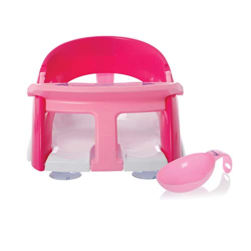 Dreambaby Anneau de bain ultra confort avec ouverture frontale et pelle, rose
