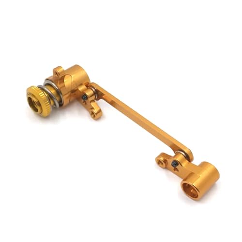 RC�J�[�A�b�v�O���[�h�p�[�c Compatible With Wltoys 124016 124017 124018 124019 144001 144002 1/12 1/14 RC�J�[�p�[�c�A�N�Z�T���[ ���^���X�e�A�����O�O���[�v�A�Z���u���Z�b�g(Ye