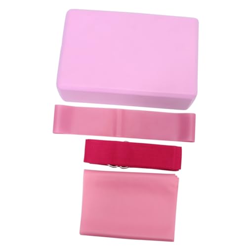 SUPVOX Yoga Tool Kit Yoga Mat Towels Blocks Straps Resistance Ring Latex Pull Towel Perfect for Home Gym