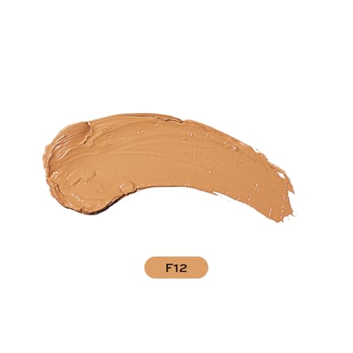 Makeup Revolution Fast Base Stick Foundation F12 – Full Coverage in a Swipe | Creamy & Weightless | Easy to Blend | Doubles as Contour | Travel-Friendly & Time-Saving | Perfect for Quick Makeup