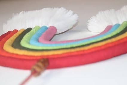 Rainbow Wall Hanging Decor Multicolor Stylish Rainbow Hanging Ornament for Home Door Window