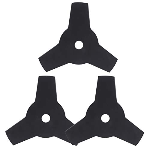 Grass Trimmer Blade,4PCS Durable 10 Inch 3T Brush Cutter Blade, Removal Tool Brush Cutter for Efficient Removal and Horticultural Agriculture