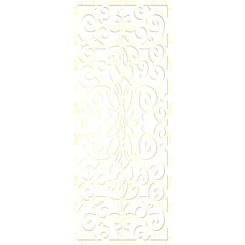 Image of 13 3 /8 inchW x 34 3 /8 inchH x 1 /4 inchT Buel Decorative Fretwork Wood Wall Panels, Red Oak