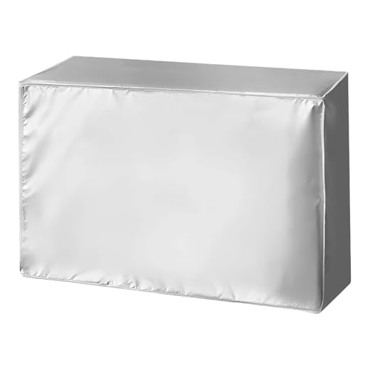 Funda para Aire Acondicionado Exterior Protector, 86 x 32 x 56 cm, Cubierta Impermeable, Resistente al Polvo y a los Rayos UV, Protección Duradera Contra el Sol y la Intemperie