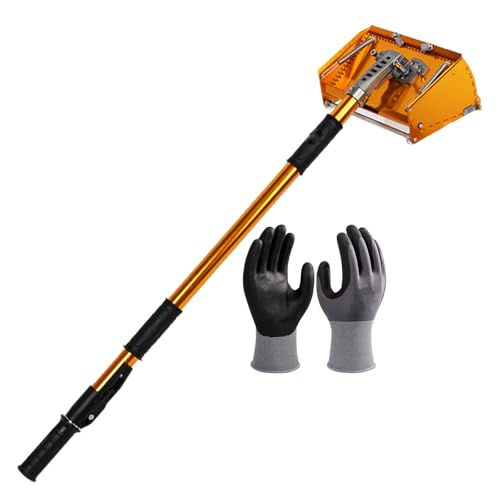 Outils de revêtement cloison sèche avec tige rétractable de 105 à 168 cm et gants