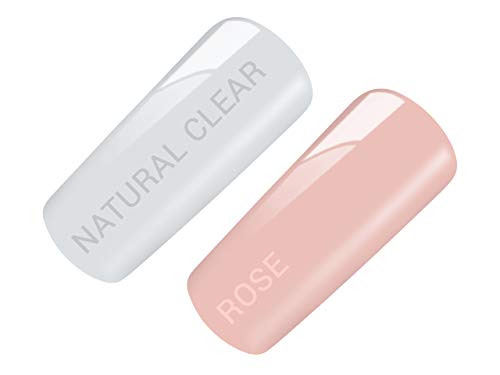 Poly Acryl Gel Tube Set - Clear + Rose (2 x 30g) – Bild 4