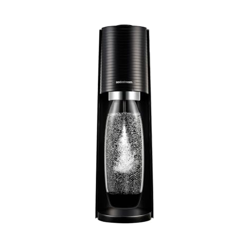 Máquina de Água com Gás Terra Preta SodaStream com Cilindro