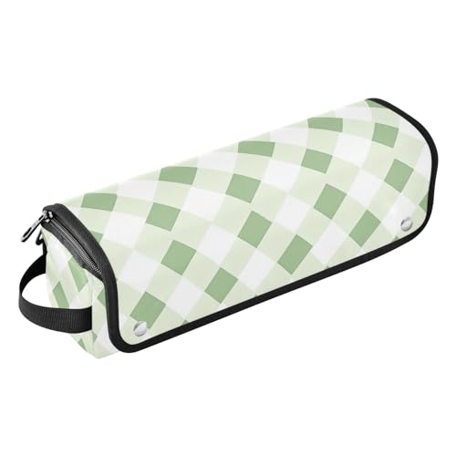 Organizador 2 en 1 para herramientas de cabello con almohadilla resistente al calor y bolsa de viaje para planchas, alisadores y rizadores miniatura 1