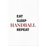 JUNIWORDS Poster, Eat sleep HANDBALL repeat, 20 x 30 cm 