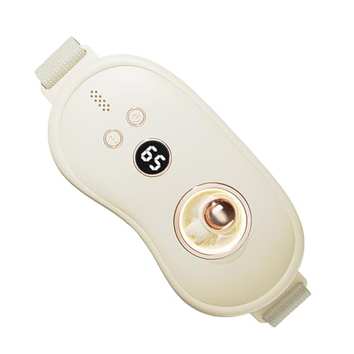 Almohadilla térmica menstrual inalámbrica, almohadilla térmica eléctrica para período, almohadilla de calefacción eléctrica con pantalla LED de temperatura para el hogar, viajes
