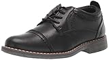Steve Madden Boy's OLIVERR Oxford, Black, 4 M US Big Kid