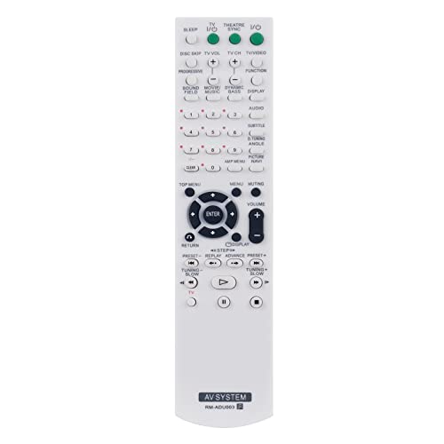 Télécommande RM-ADU003 pour système Sony AV DAV-DZ111 HCDDZ120
