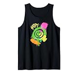 Pura alegría: un diseño feliz para sonreír Camiseta sin Mangas