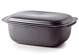 Tupperware Ultra Pro Oval Oven Safe 6 Qt /5.75 L Lasagna Casserole Microwave New Cosmos Black by Tupperware