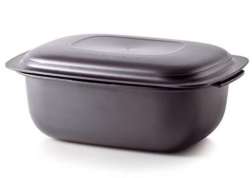 Tupperware Ultra Pro Oval Oven Safe 6 Qt /5.75 L Lasagna Casserole Microwave New Cosmos Black by Tupperware