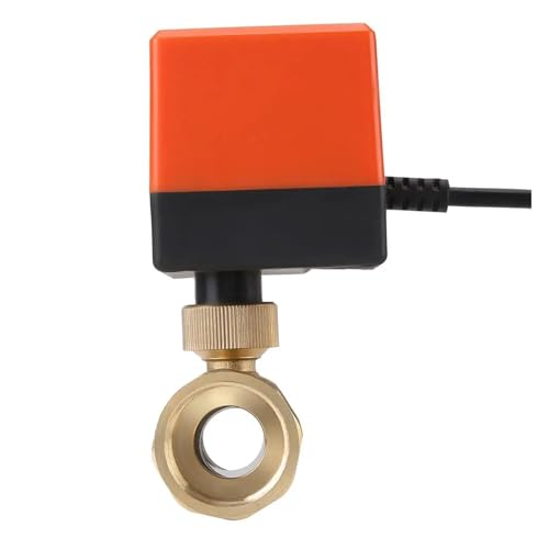 Válvula de bola roscada eléctrica DN25 de 3 cables para control de agua y fluidos 3