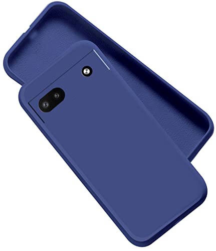 Image of A rtistque Liquid TPU Silicone Matte Shockproof Flexible with Camera Protection Soft Back Cover Case for Google Pixel 6A - Blue