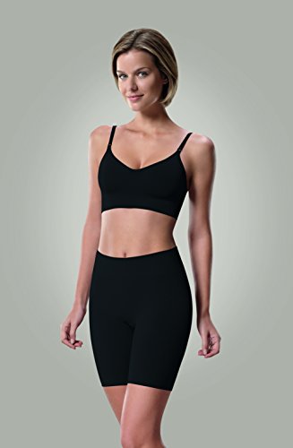 Bermuda Ciclista Anti Celulite Control Emana Plié Infravermelho (G, Preto)