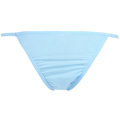 Mens Soft Stretchy Low Rise Bulge Pouch Bikini Briefs Thongs Lingerie Underwear3