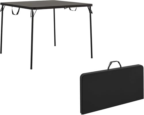 ZGHQHCDRH Table, 38.5', Black, Wheelchair Accessible, Lightweight, Pinch-Free Locking System
