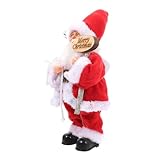 Père noël : un ajout absolument adorable et attrayant à votre décoration de noël. poupées électriques de noël