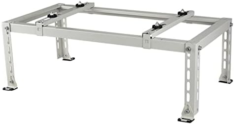 Air Conditioner Floor Stand,Heavy Duty Air Conditioner Support Bracket - Galvanized Steel Stand for Outdoor AC Units, Durable Ground Mount for Ductless Mini Split & HVAC Systems