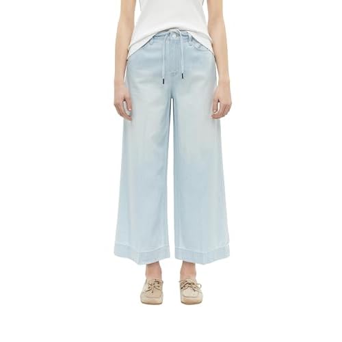 s.Oliver Damen Culotte-Jeans – High Rise, Wide Leg, 5-Pocket