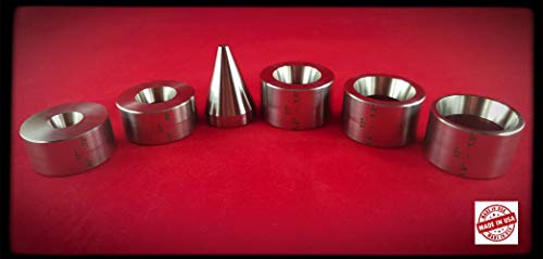 17 Degree Five Piece Set of Folding/Reduction Dies and Stainless Steel Stabilizer Folding Cone image 5
